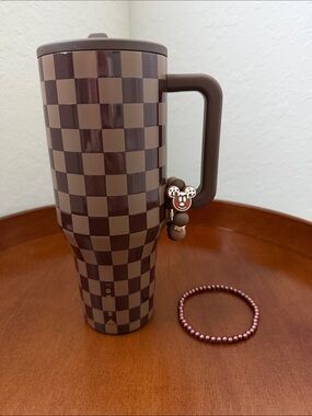 EUC Hydrojug Autumn Checkers 40oz traveler